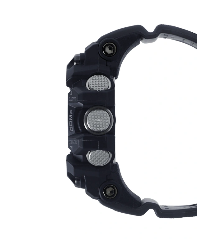 Casio,MASTER OF G - LAND 56.20x55.30mm,56.20x55.30mm,Resin,Stainless Steel,Black,Quartz,Countdown,Chronograph,Month,Date,Hardlex,Round,GG1000,GG1000-1A8