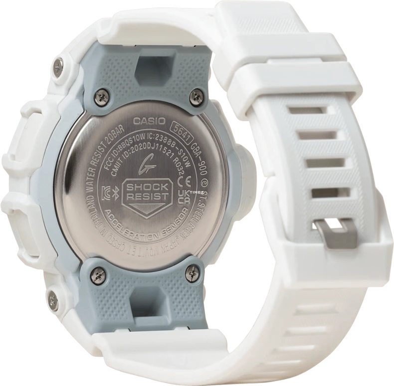 卡西欧,G-SHOCK 48.90毫米,48.90毫米,生物基,合成树脂,蓝色,石英,倒计时,计时,月历,星期历,矿物水晶,圆形,GBA900CB,GBA900CB-7A