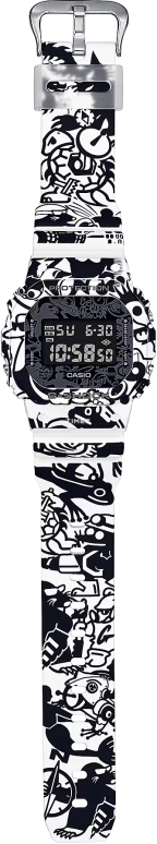 卡西欧,G-SHOCK 48.90x42.80毫米,48.90x42.80毫米,合成树脂,黑色,石英,倒计时,计时,月历,星期历,矿物水晶,方形,DW5600GU,DW5600GU-7