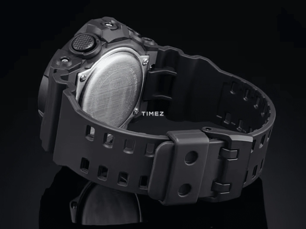 卡西欧,G-SHOCK 53.40毫米,53.40毫米,合成树脂,黑色,石英,倒计时,计时,月历,星期历,矿物水晶,圆形,GA700,GA700-1B