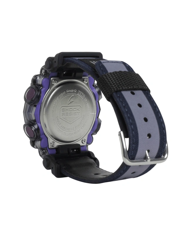 卡西欧,G-SHOCK 52.80x49.50毫米,52.80x49.50毫米,合成树脂,黑色,石英,倒计时,计时,月历,星期历,矿物水晶,玻璃,圆形,GA900TS,GA900TS-6A
