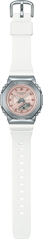 卡西欧,G-SHOCK 45.90x40.40毫米,45.90x40.40毫米,合成树脂,精钢,粉红色,石英,倒计时,计时,月历,星期历,矿物水晶,圆形,GMS2100WS,GMS2100WS-7A