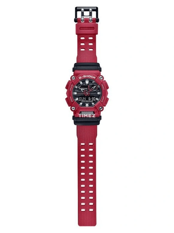 卡西欧,G-SHOCK 49.50毫米,49.50毫米,合成树脂,黑色,石英,倒计时,计时,月历,星期历,矿物水晶,圆形,GA900,GA900-4A