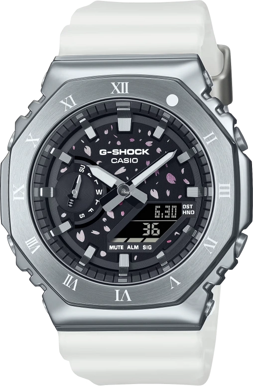 Casio,G-SHOCK 49.30x44.40mm,49.30x44.40mm,Resin,Stainless Steel,Black,Quartz,Foudroyante,Countdown,Month,Date,Hardlex,Glass,Octagon,GM2100TTTR,GM2100TTTR-8A
