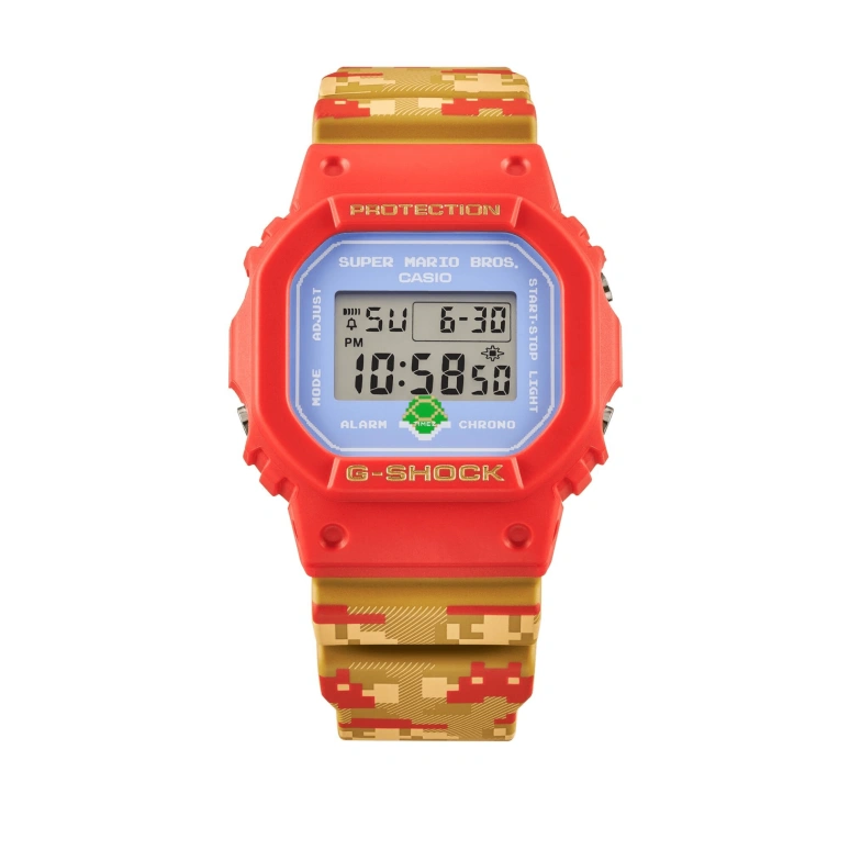 卡西欧,G-SHOCK 48.90x43.80毫米,48.90x43.80毫米,合成树脂,蓝色,灰色,石英,倒计时,计时,月历,星期历,矿物水晶,方形,DW5600SMB,DW5600SMB-4