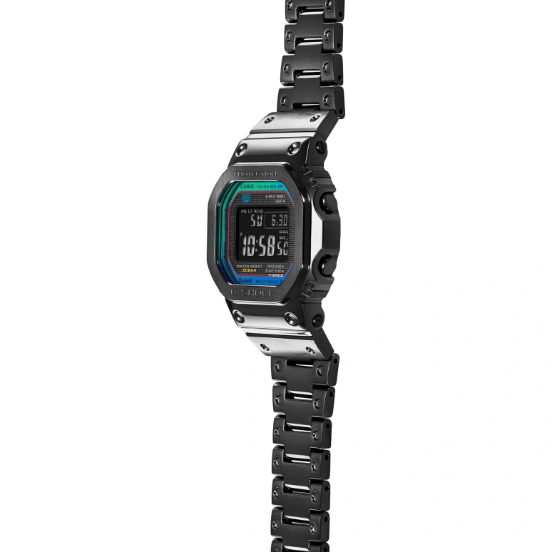 卡西欧,G-SHOCK 49.30x43.20毫米,49.30x43.20毫米,不锈钢,黑色,石英,倒计时,计时,月历,星期历,方形,GMW,GMW-B5000BPC-1