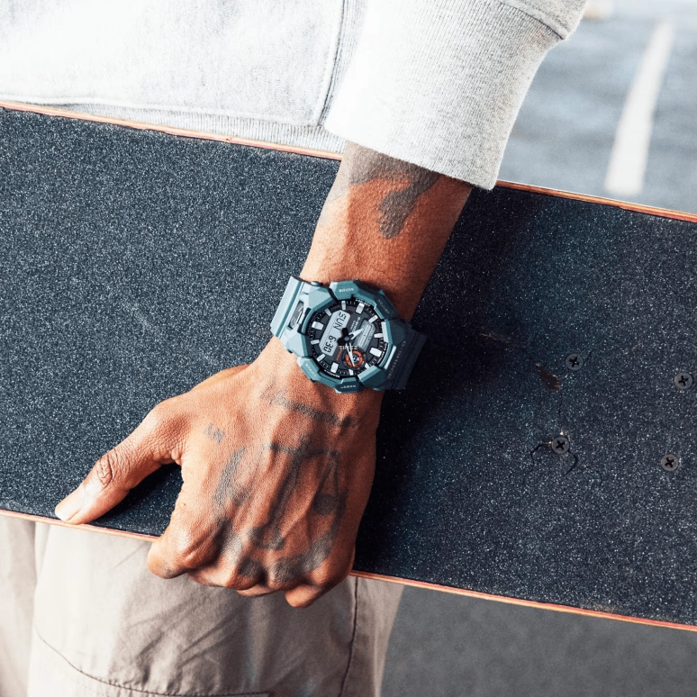 卡西欧,G-SHOCK 51.90毫米,51.90毫米,生物基,碳纤维,合成树脂,黑色,石英,倒计时,计时,月历,星期历,矿物水晶,圆形,GA010,GA010-2A