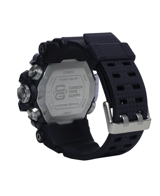 卡西欧,Mudmaster 54.40毫米,54.40毫米,合成树脂,黑色,石英,倒计时,计时,月历,星期历,蓝宝石,圆形,GWG2000,GWG2000-1A1