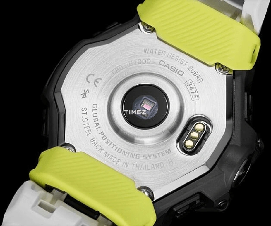 卡西欧,G-SHOCK 54.60x55毫米,54.60x55毫米,合成树脂,精钢,黑色,石英,倒计时,计时,月历,星期历,矿物水晶,圆形,GBDH1000,GBDH1000-1A7