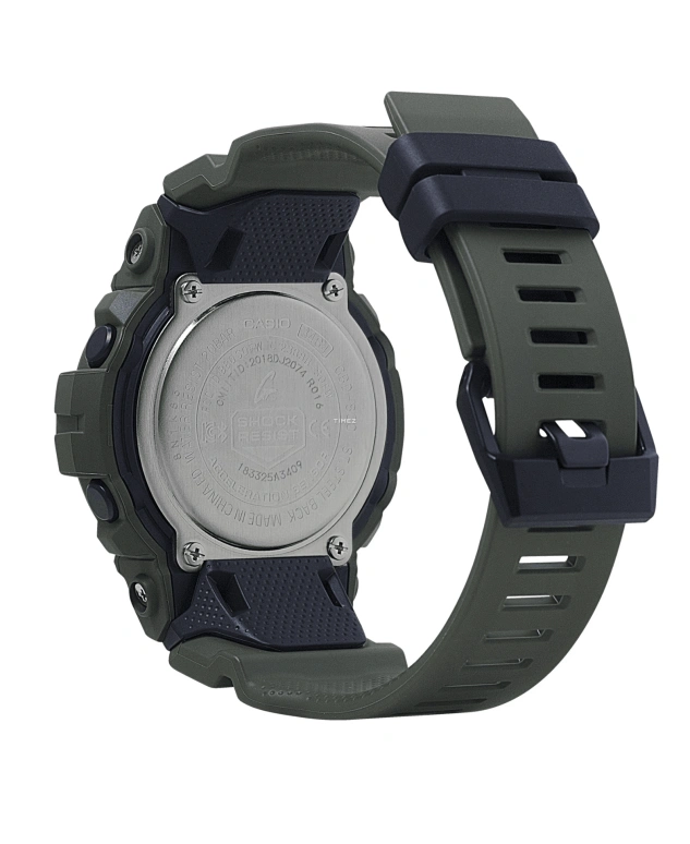 卡西欧,G-SHOCK 48.60毫米,48.60毫米,合成树脂,黑色,石英,倒计时,计时,年历,月历,矿物水晶,圆形,GBD800UC,GBD800UC-3