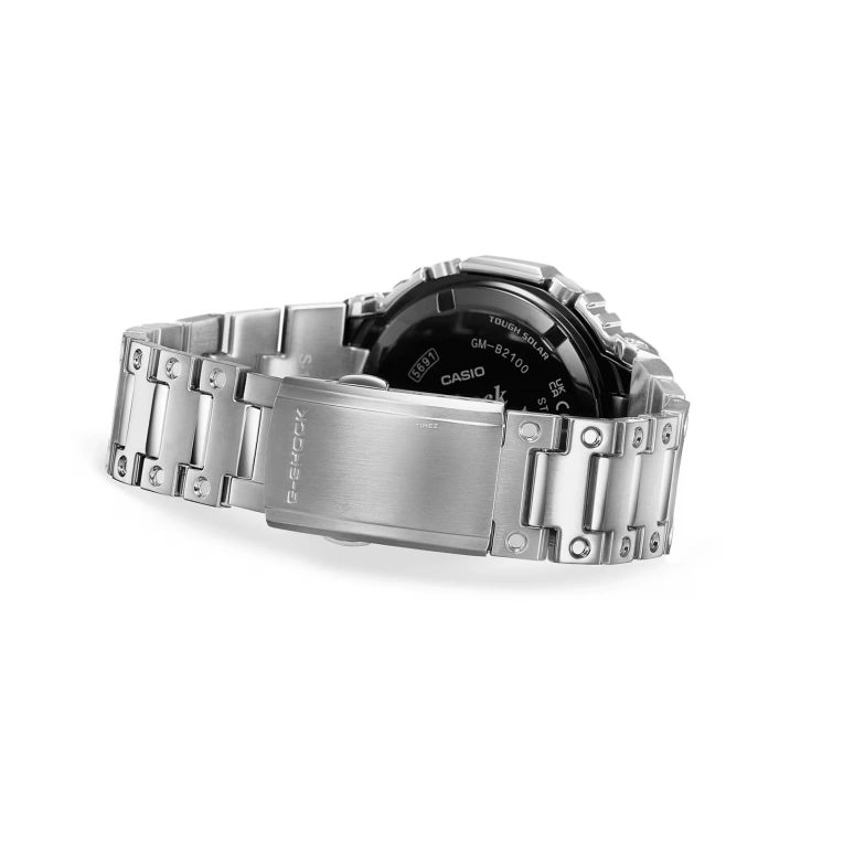 卡西欧,G-SHOCK 44.50毫米,44.50毫米,不锈钢,灰色,石英,倒计时,计时,月历,星期历,矿物水晶,六边形,GMB2100SD,GMB2100SD-1A