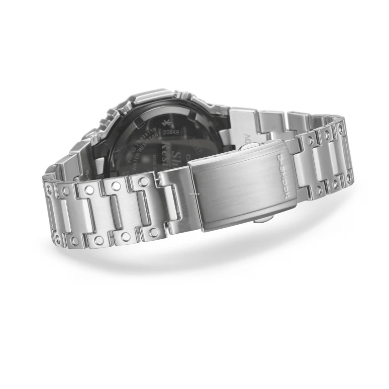 卡西欧,G-SHOCK 44.40毫米,44.40毫米,不锈钢,黑色,石英,倒计时,计时,月历,星期历,矿物水晶,八角形,GMB2100D,GMB2100D-1A