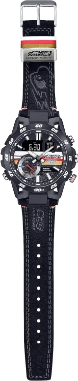Casio,EDIFICE 48mm,48mm,Carbon,Resin,Multi-Color,Quartz,Countdown,Chronograph,Month,Date,Hardlex,Round,ECB40MU,ECB40MU-1A