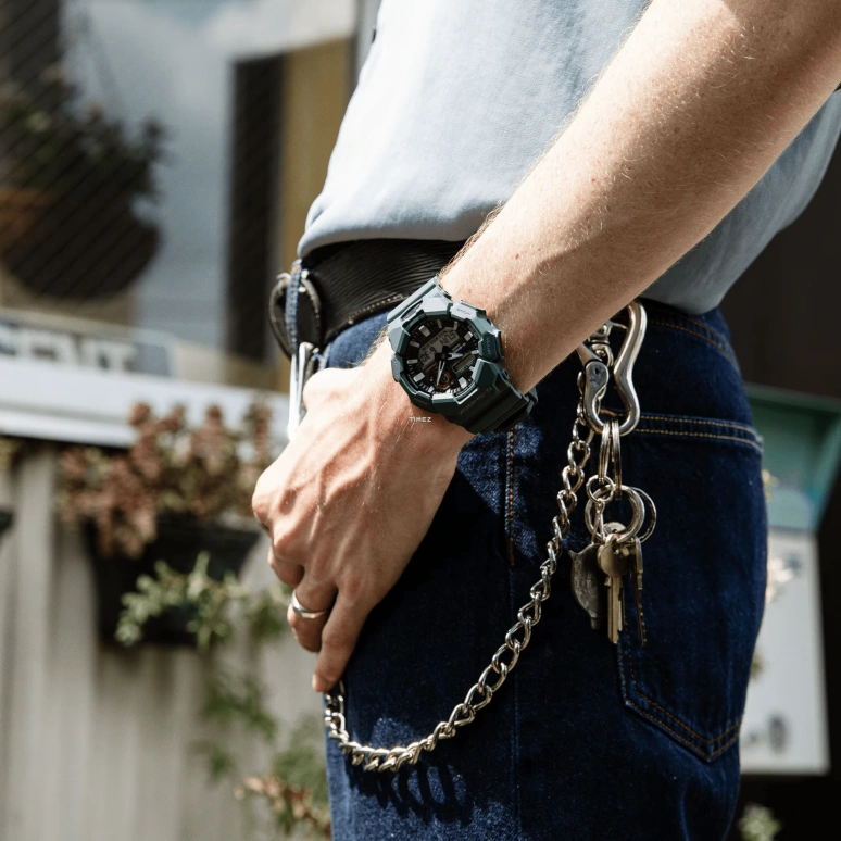 卡西欧,G-SHOCK 51.90毫米,51.90毫米,生物基,碳纤维,合成树脂,黑色,石英,倒计时,计时,月历,星期历,矿物水晶,圆形,GA010,GA010-2A