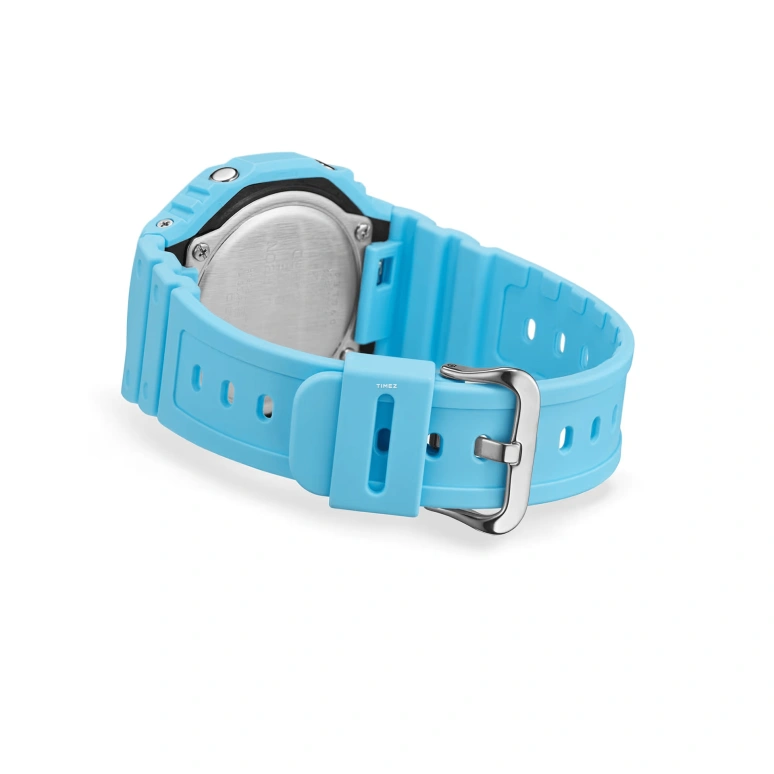 卡西欧,G-SHOCK 48.50x45.40毫米,48.50x45.40毫米,碳纤维,生物基,合成树脂,蓝色,石英,倒计时,计时,月历,星期历,矿物水晶,八角形,GA2100,GA2100-2A2
