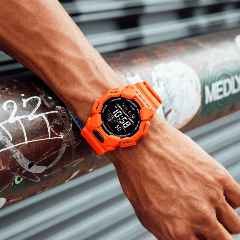 卡西欧,G-SHOCK 51.90毫米,51.90毫米,生物基,碳纤维,合成树脂,黑色,石英,倒计时,计时,月历,星期历,矿物水晶,圆形,GD010,GD010-4