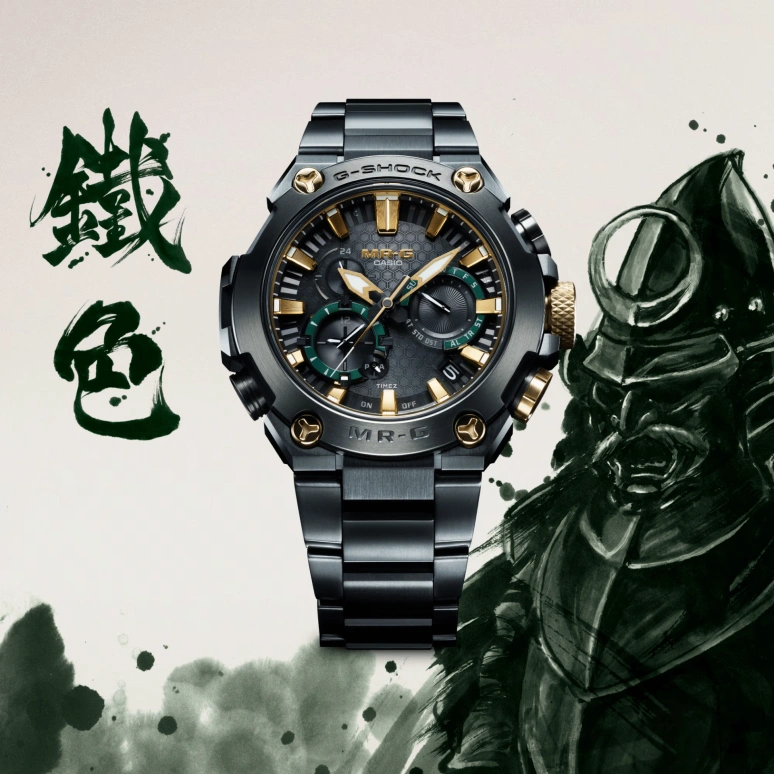 卡西欧,MR-G 54.70x49.80毫米,54.70x49.80毫米,钛,黑色,石英,倒计时,计时,星期历,日历,蓝宝石,水晶玻璃,圆形,MRG,MRG-B2000BG-3A