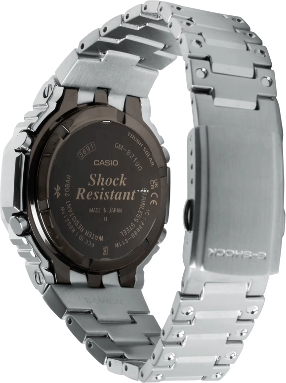 卡西欧,G-SHOCK 49.80x44.40毫米,49.80x44.40毫米,不锈钢,黑色,石英,倒计时,计时,月历,星期历,矿物水晶,八角形,GMB2100PC,GMB2100PC-1A