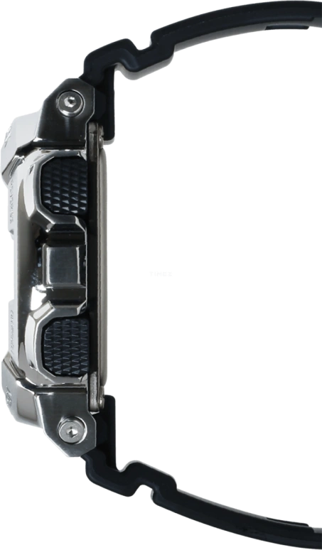 卡西欧,G-SHOCK 46x42毫米,46x42毫米,合成树脂,精钢,银色,石英,倒计时,计时,月历,星期历,矿物水晶,圆形,GMS110,GMS110-1A