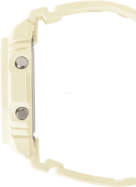 卡西欧,G-SHOCK 46x40.20毫米,46x40.20毫米,合成树脂,奶油白,石英,倒计时,计时,月历,星期历,矿物水晶,八角形,GMAP2100W,GMAP2100W-7A