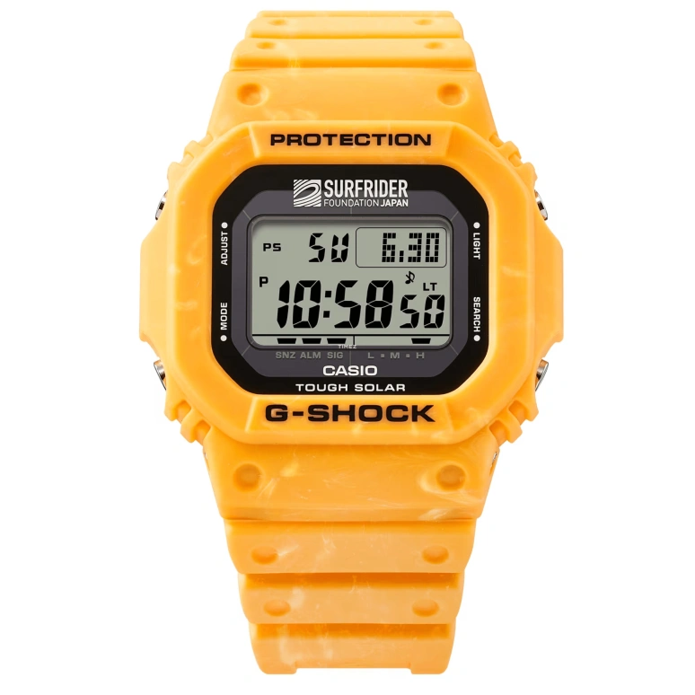 卡西欧,G-SHOCK 46.70x43.20毫米,46.70x43.20毫米,生物基,合成树脂,灰色,石英,倒计时,计时,月历,星期历,矿物水晶,方形,G5600SFJ,G5600SFJ-9