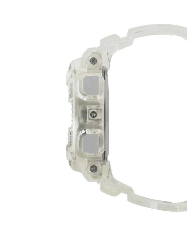 卡西欧,G-SHOCK 49x45.90毫米,49x45.90毫米,合成树脂,粉红色,灰色,石英,倒计时,计时,月历,星期历,矿物水晶,圆形,GMAS110SR,GMAS110SR-7A