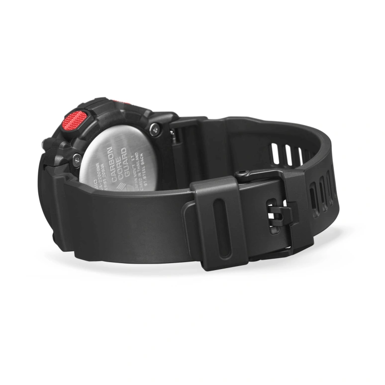 卡西欧,G-SHOCK 47.10毫米,47.10毫米,合成树脂,碳纤维,黑色,石英,倒计时,计时,月历,星期历,矿物水晶,圆形,GA2200BNR,GA2200BNR-1A