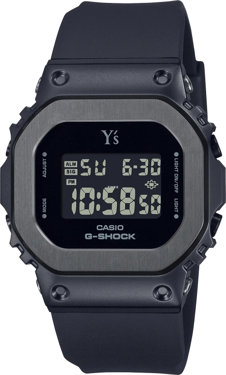 卡西欧,G-SHOCK 43.80x38.40毫米,43.80x38.40毫米,合成树脂,黑色,石英,倒计时,计时,月历,星期历,矿物水晶,方形,GMS5600YS,GMS5600YS-1