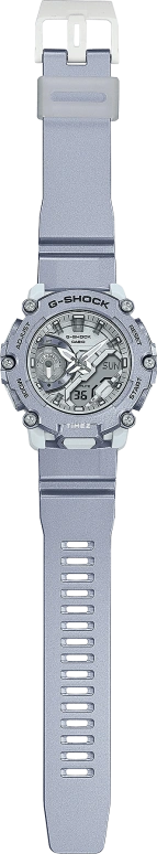 卡西欧,G-SHOCK 47.10毫米,47.10毫米,合成树脂,碳纤维,白色,石英,倒计时,计时,月历,星期历,矿物水晶,圆形,GA2200FF,GA2200FF-8A