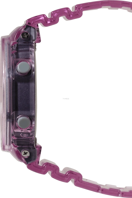 卡西欧,G-SHOCK 46.20x42.90毫米,46.20x42.90毫米,合成树脂,碳纤维,粉色,石英,倒计时,计时,月历,星期历,矿物水晶,圆形,GMAS2100SK4A