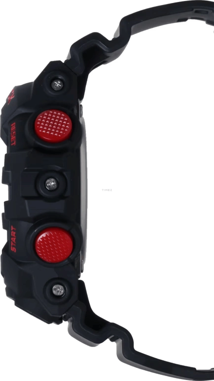 卡西欧,G-SHOCK 53.40毫米,53.40毫米,合成树脂,黑色,红色,石英,倒计时,计时,月历,星期历,矿物水晶,圆形,GA700BNR,GA700BNR-1A