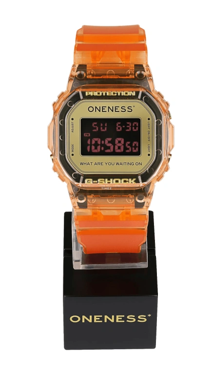 卡西欧,G-SHOCK 48.90x43.80毫米,48.90x43.80毫米,合成树脂,黄色,黑色,石英,倒计时,计时,月历,星期历,矿物水晶,方形,DW5600ONS23,DW5600ONS23-4