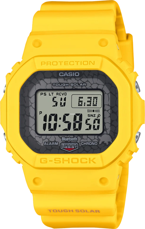 卡西欧,G-SHOCK 48.90x42.80毫米,48.90x42.80毫米,生物基,合成树脂,灰色,石英,倒计时,计时,月历,星期历,矿物水晶,方形,GWB5600CD,GWB5600CD-9