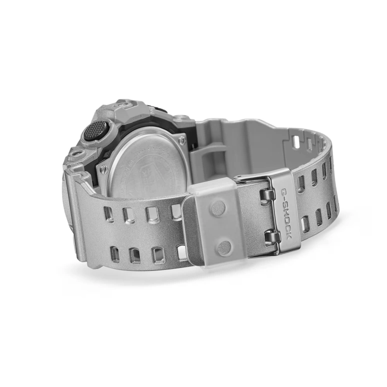 卡西欧,G-SHOCK 57.50x53.40毫米,57.50x53.40毫米,合成树脂,银色,石英,倒计时,计时,月历,星期历,矿物水晶,圆形,GA700FF,GA700FF-8A