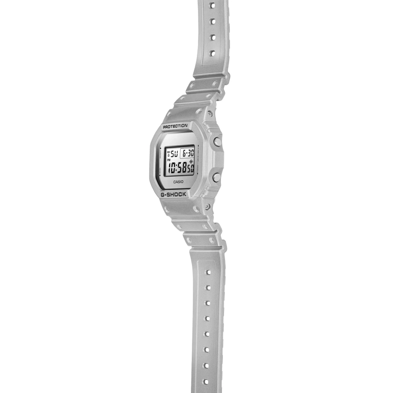 卡西欧,G-SHOCK 48.90x42.80毫米,48.90x42.80毫米,合成树脂,灰色,石英,倒计时,计时,月历,星期历,矿物水晶,方形,DW5600FF,DW5600FF-8