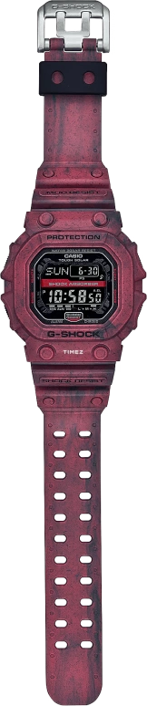 卡西欧,G-SHOCK 55.50x53.60毫米,55.50x53.60毫米,合成树脂,黑色,石英,倒计时,计时,月历,星期历,矿物水晶,方形,GX56SL,GX56SL-4