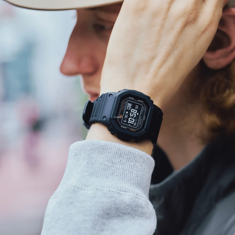 卡西欧,G-SHOCK 51.10x44.50毫米,51.10x44.50毫米,生物基,黑色,石英,计时,月相,月历,星期历,矿物水晶,方形,DW,DW-H5600-1