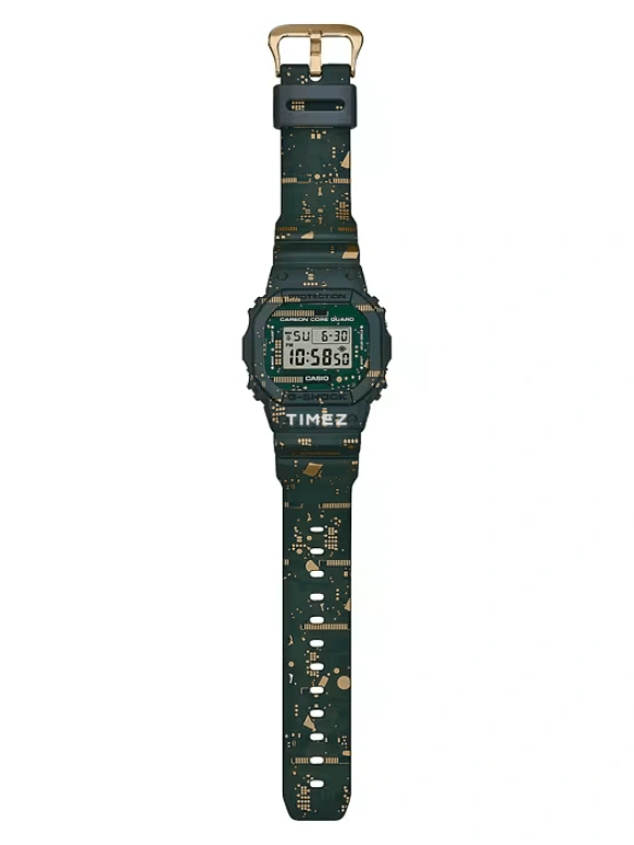卡西欧,G-SHOCK 40x44毫米,40x44毫米,合成树脂,绿色,石英,DWE,DWE-5600CC-3