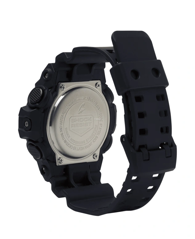 卡西欧,G-SHOCK 53.40毫米,53.40毫米,合成树脂,灰色,石英,倒计时,计时,月历,星期历,矿物水晶,圆形,GA700DC,GA700DC-1A