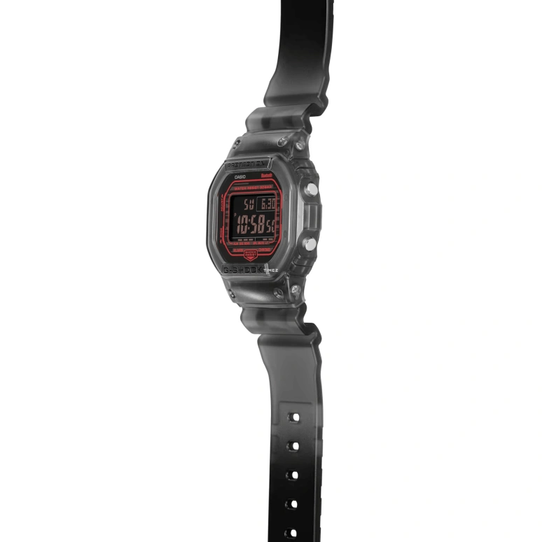 卡西欧,G-SHOCK 48.90x42.80毫米,48.90x42.80毫米,合成树脂,黑色,红色,石英,倒计时,计时,月历,星期历,矿物水晶,方形,DWB5600G,DWB5600G-1