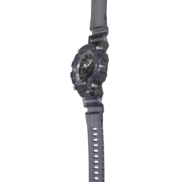 卡西欧,G-SHOCK 50.80x47.10毫米,50.80x47.10毫米,合成树脂,黑色,石英,倒计时,计时,月历,星期历,矿物水晶,圆形,GA2200SKL,GA2200SKL-8A