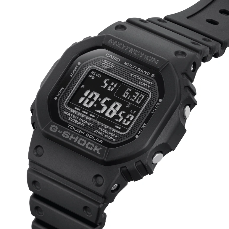 卡西欧,G-SHOCK 48.90x42.80毫米,48.90x42.80毫米,不锈钢,黑色,石英,倒计时,计时,月历,星期历,矿物水晶,方形,GW5000HS,GW5000HS-1