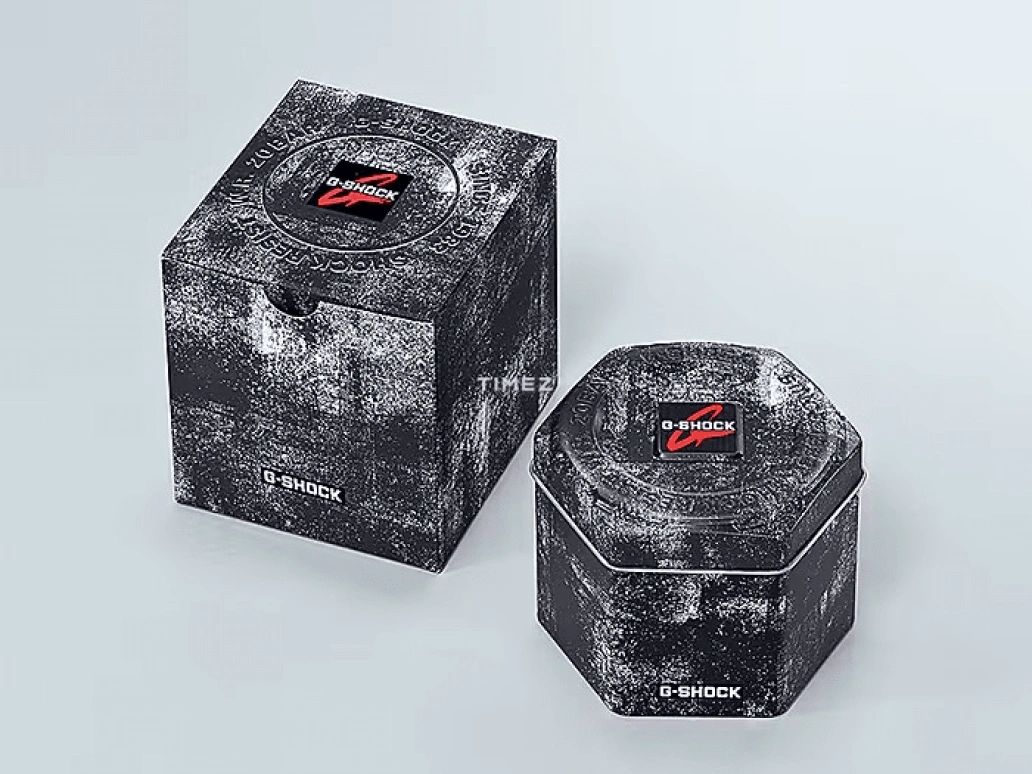 卡西欧,G-SHOCK 49.30x43.20毫米,49.30x43.20毫米,不锈钢,红色,石英,倒计时,计时,月历,星期历,矿物水晶,方形,GMWB5000RD,GMWB5000RD-4