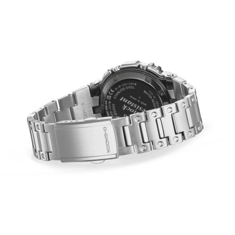 卡西欧,G-SHOCK 49.30x43.20毫米,49.30x43.20毫米,不锈钢,灰色,石英,倒计时,计时,月历,星期历,玻璃,方形,GMW,GMW-B5000D-2