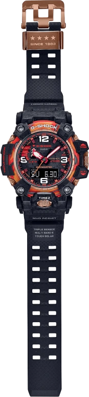 卡西欧,Mudmaster 54.40毫米,54.40毫米,合成树脂,黑色,石英,倒计时,计时,月历,星期历,蓝宝石,圆形,GWG2040FR,GWG2040FR-1A