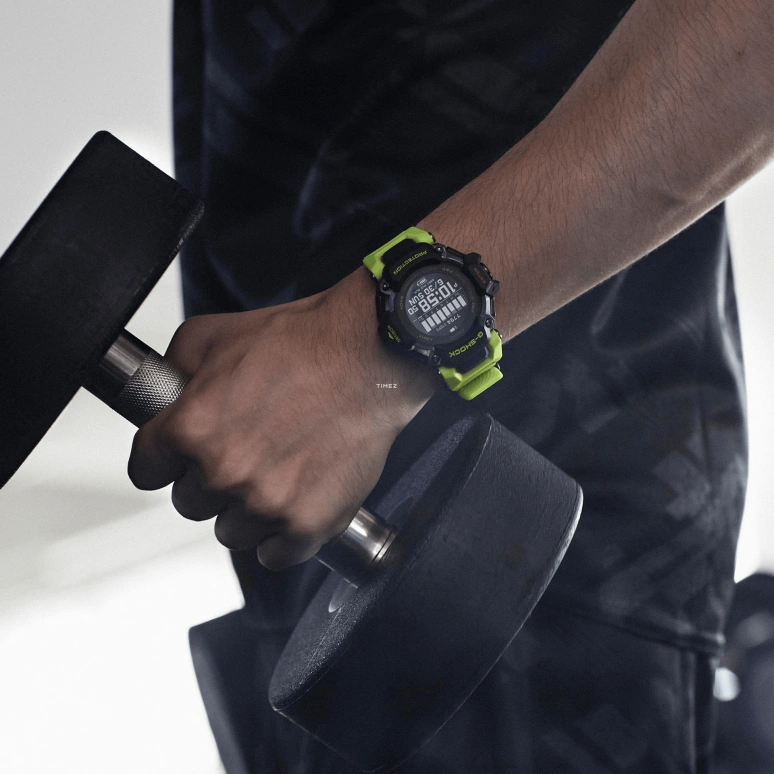 卡西欧,G-SHOCK 59.60x52.60毫米,59.60x52.60毫米,生物基,合成树脂,黑色,石英,倒计时,计时,月相,月历,矿物水晶,玻璃,圆形,GBDH2000,GBDH2000-1A9