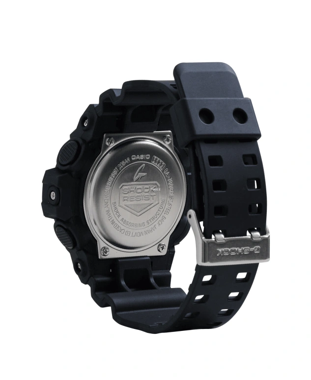 卡西欧,G-SHOCK 53.40毫米,53.40毫米,合成树脂,蓝色,石英,倒计时,计时,月历,星期历,矿物水晶,圆形,GA700BP,GA700BP-1A