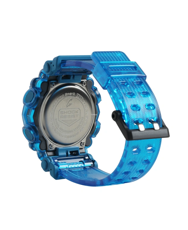 卡西欧,G-SHOCK 49.50毫米,49.50毫米,合成树脂,黑色,石英,倒计时,计时,月历,星期历,矿物水晶,圆形,GA900SKL,GA900SKL-2A