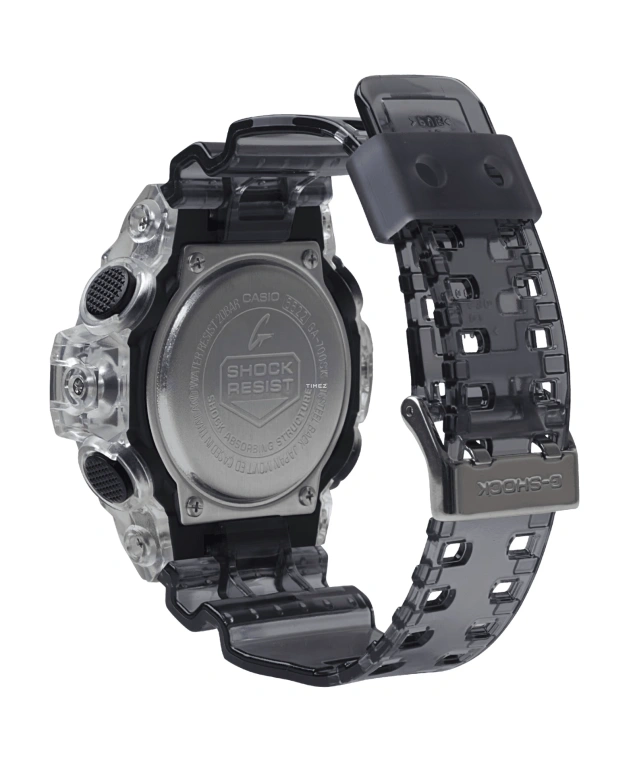 卡西欧,G-SHOCK 53.40毫米,53.40毫米,合成树脂,灰色,石英,倒计时,计时,月历,星期历,矿物水晶,圆形,GA700SK,GA700SK-1A