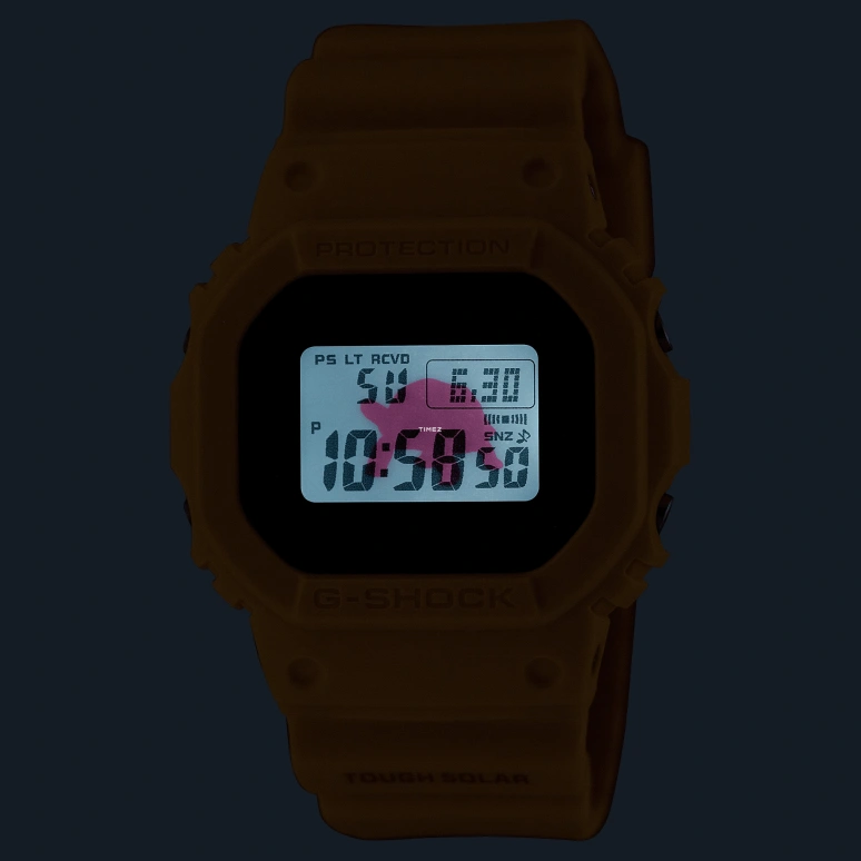 卡西欧,G-SHOCK 48.90x42.80毫米,48.90x42.80毫米,生物基,合成树脂,灰色,石英,倒计时,计时,月历,星期历,矿物水晶,方形,GWB5600CD,GWB5600CD-9